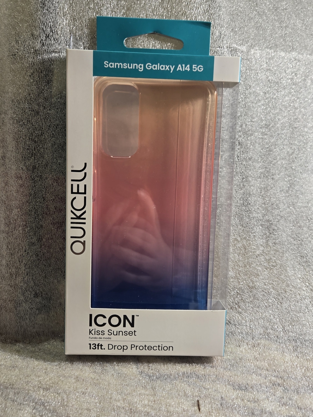 QuikCell ICON 'Kiss Sunset' Samsung Galaxy A14 5G Case - Sunset Gradient